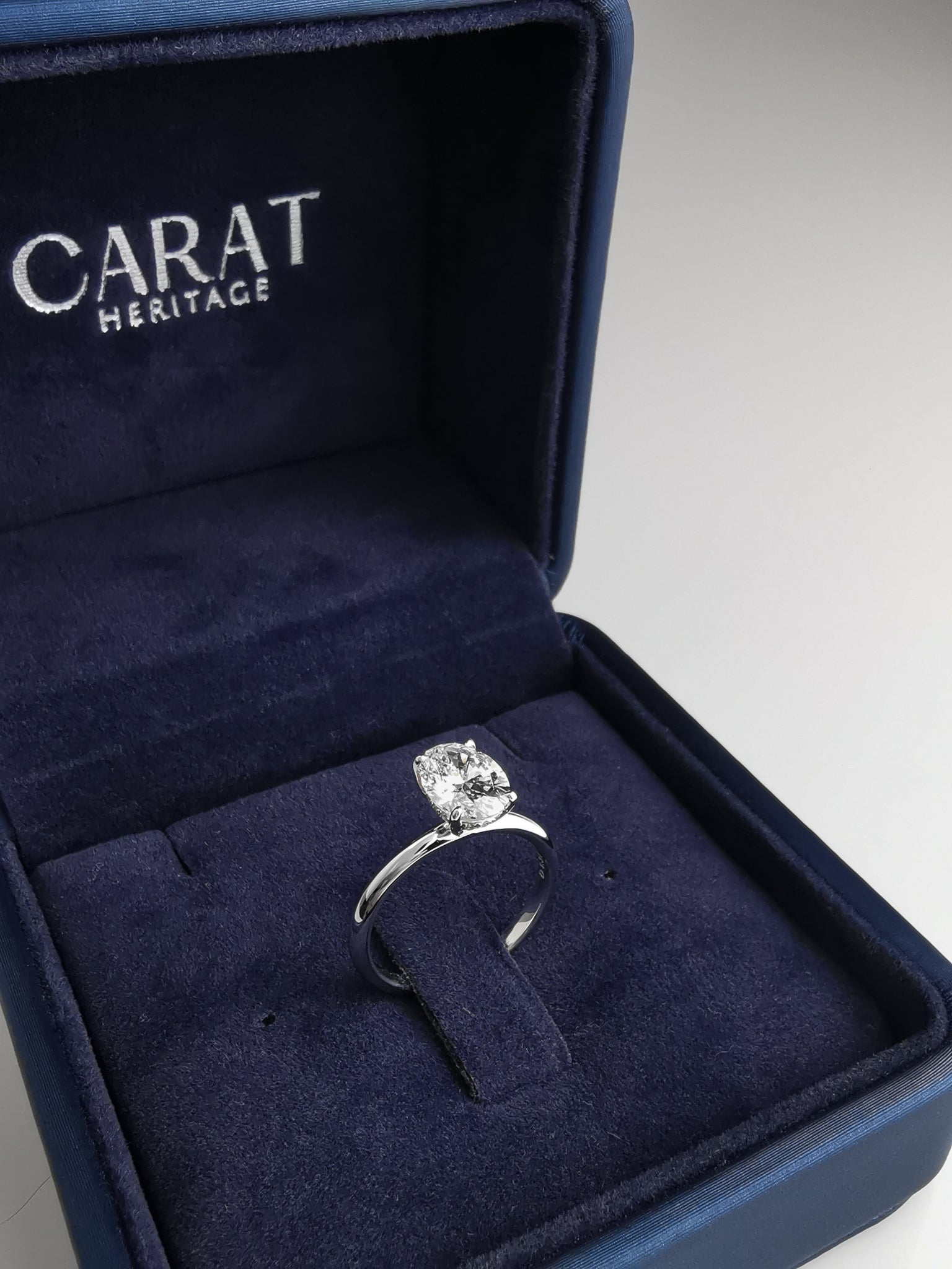 Veda Oval Solitaire Ring 1.3ct in box