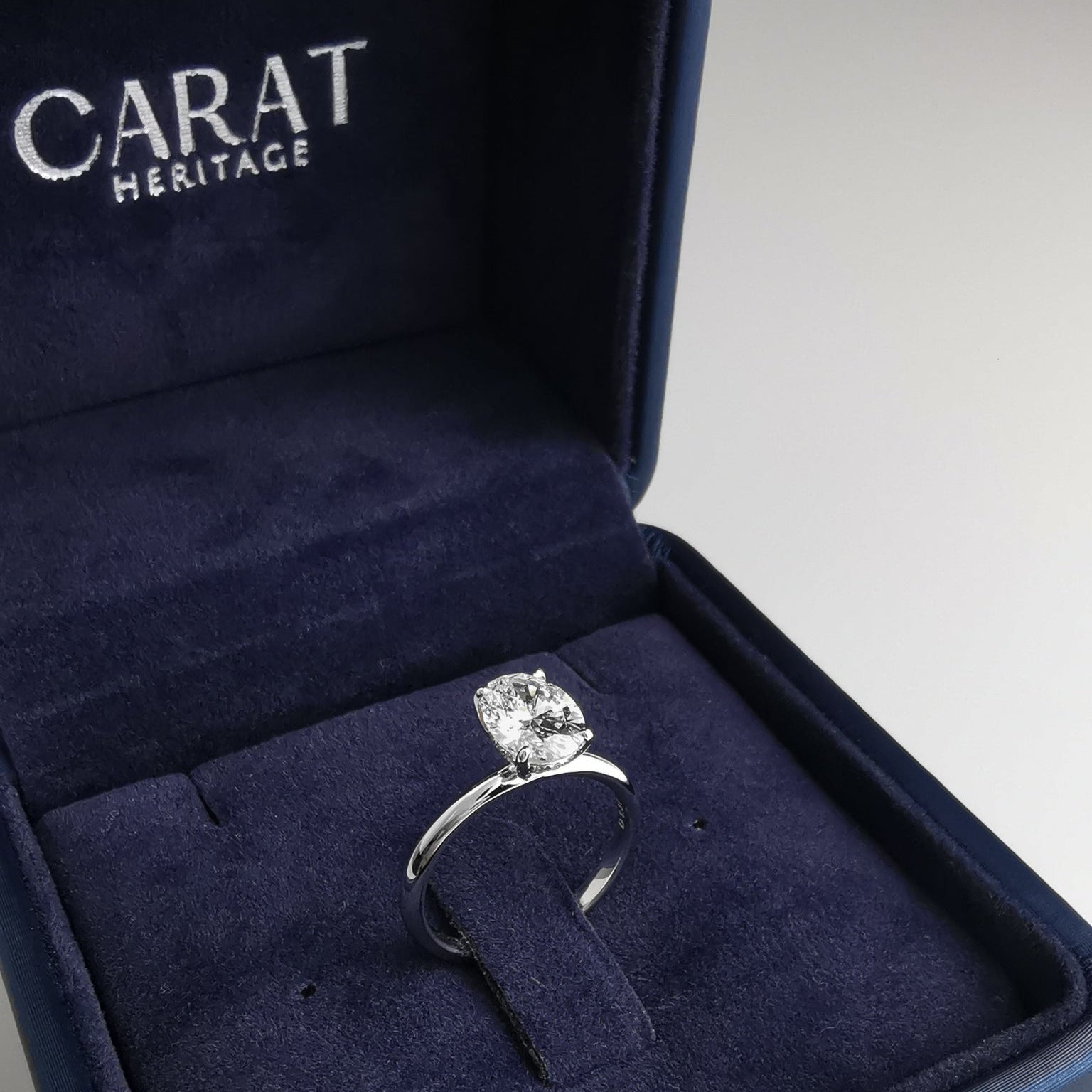 Veda Oval Solitaire Ring 1.3ct in box