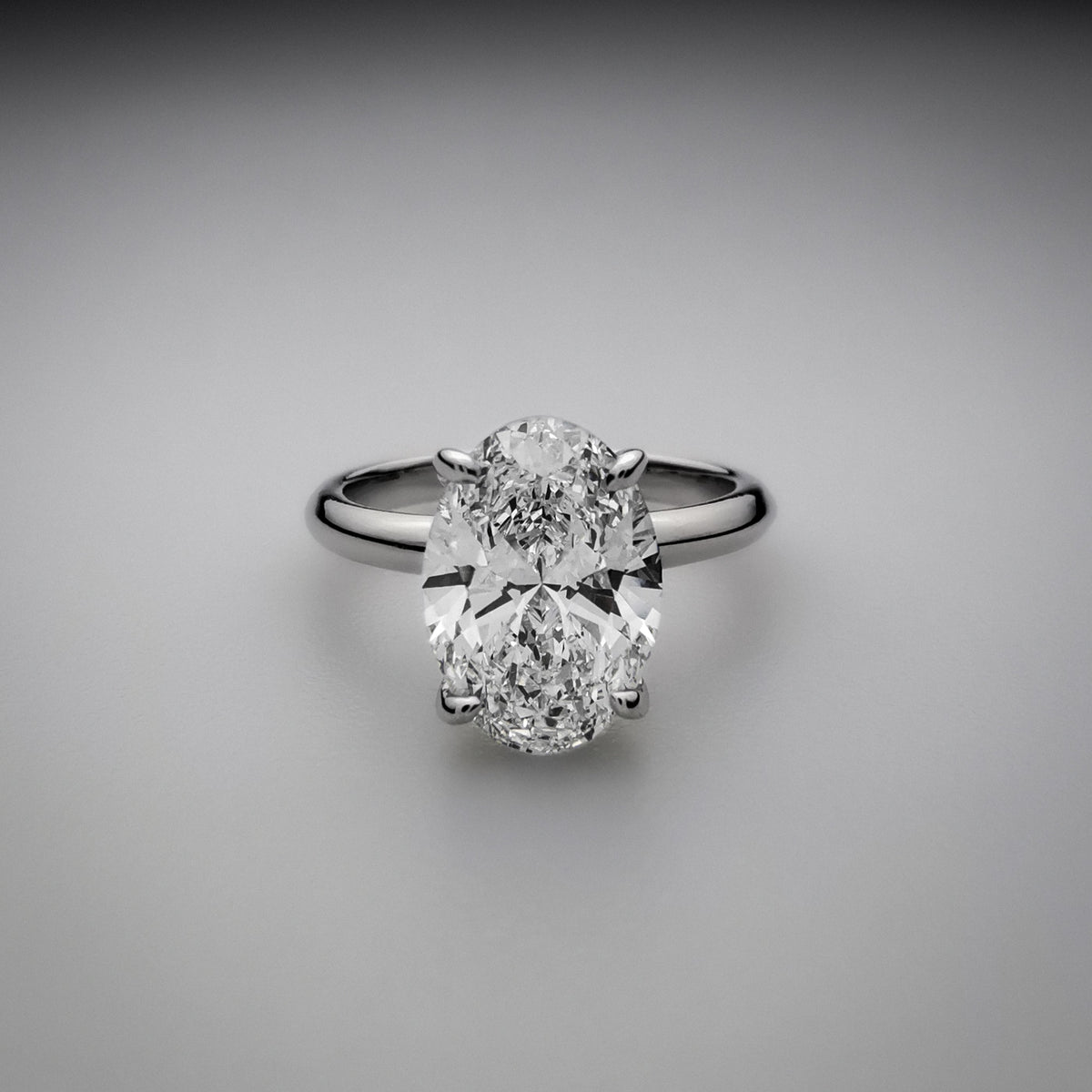 Véda Oval Solitaire Ring 1.31ct. (1.35ctw) – Carat Heritage