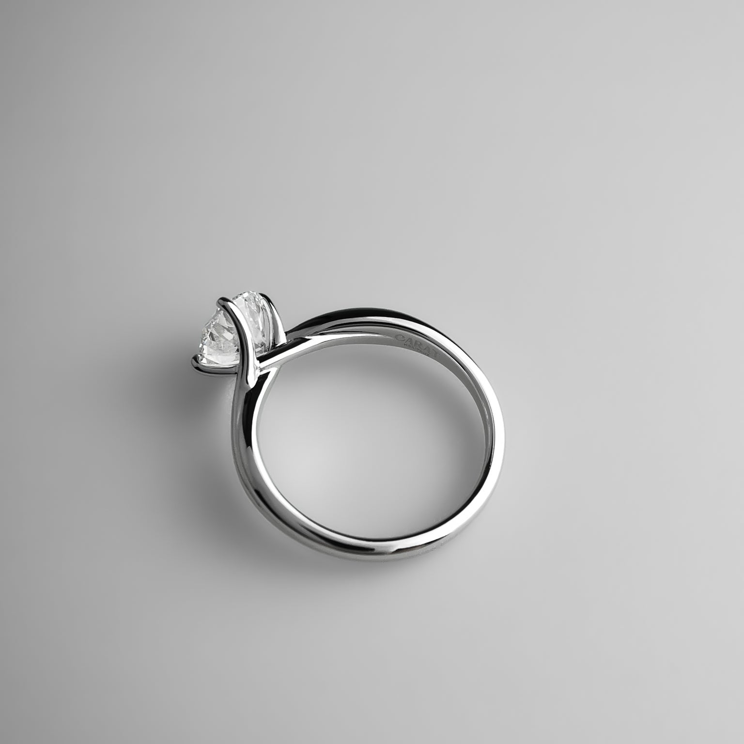 Aurora Solitaire Twist Prong Ring 1.57 ctw.