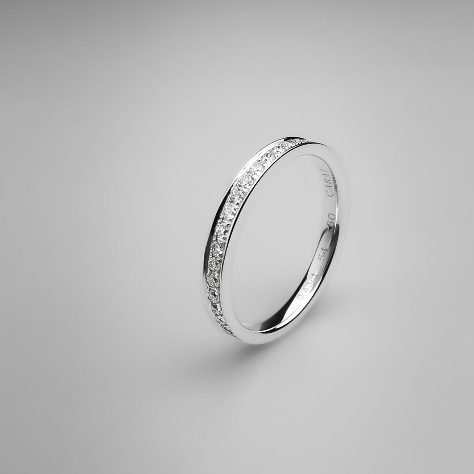 Diamond eternity brand bright cut