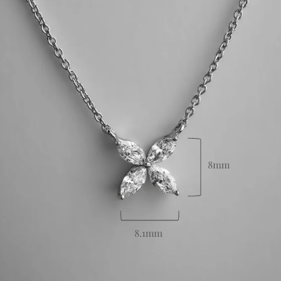 Fleur Pendant Necklace 0.48ctw