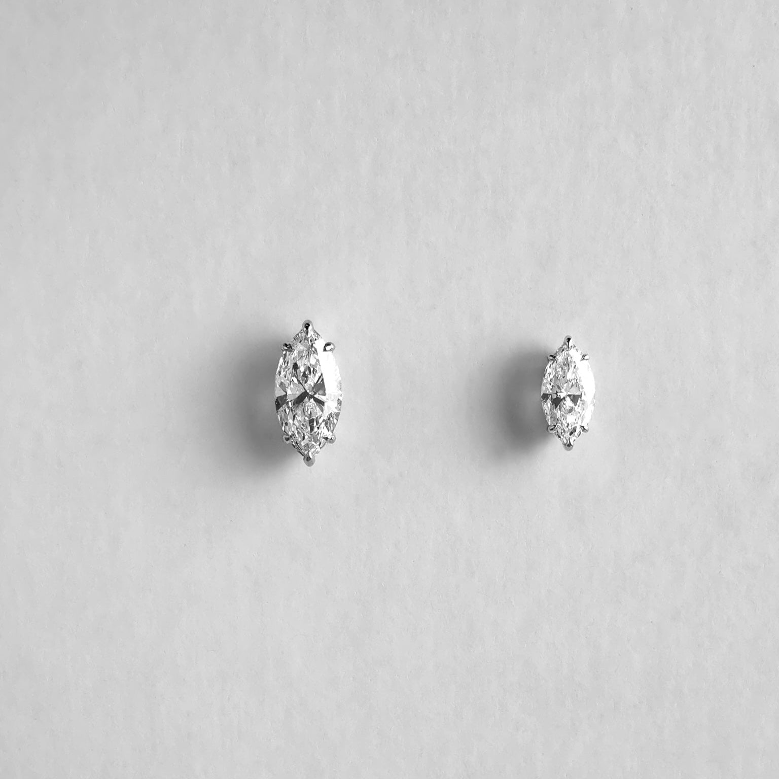Marquise Diamond Studs 0.5 v 1 carat