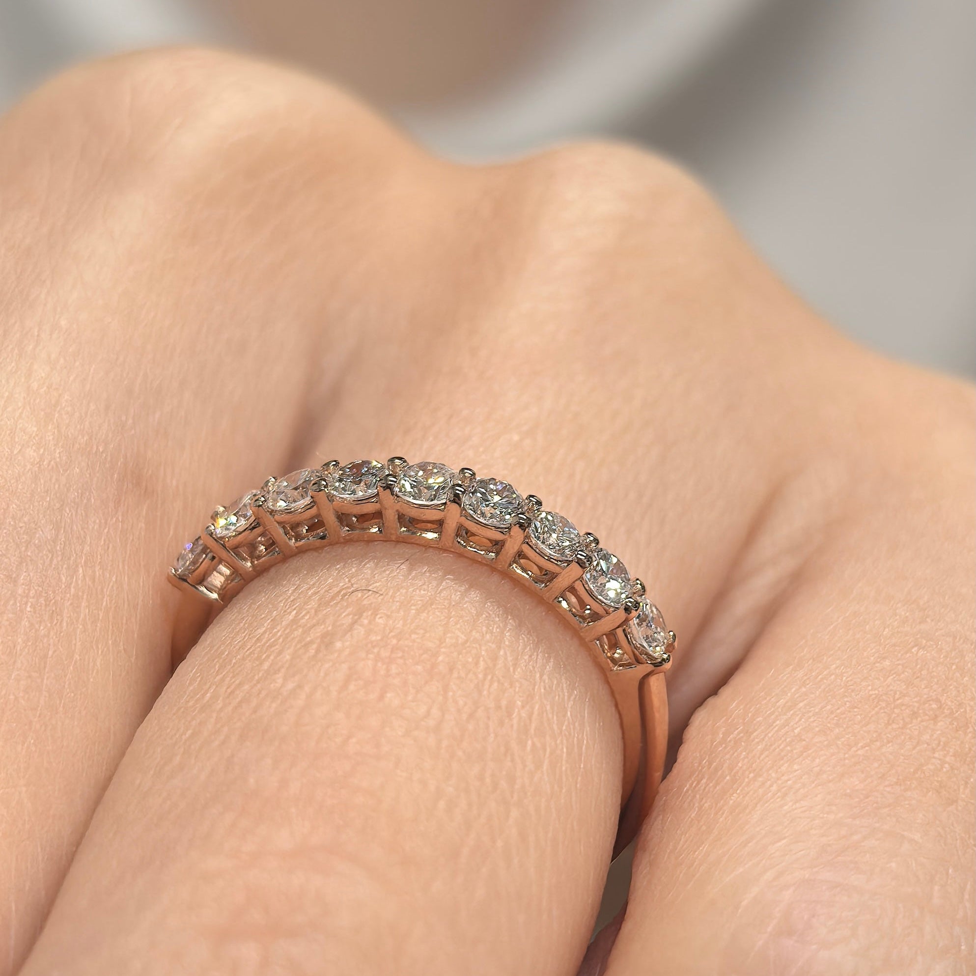 Mira Eternity Crescent Bands