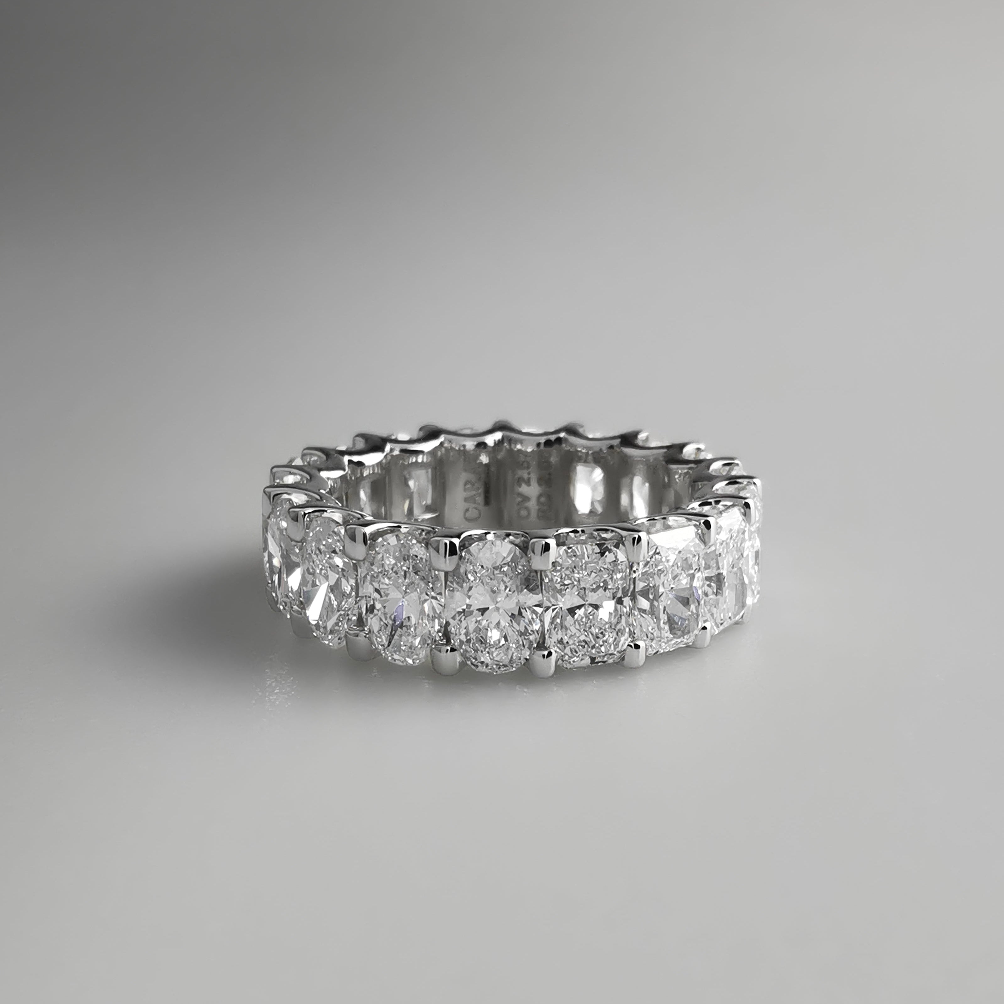 Solene Oval Radiant Eternity Band