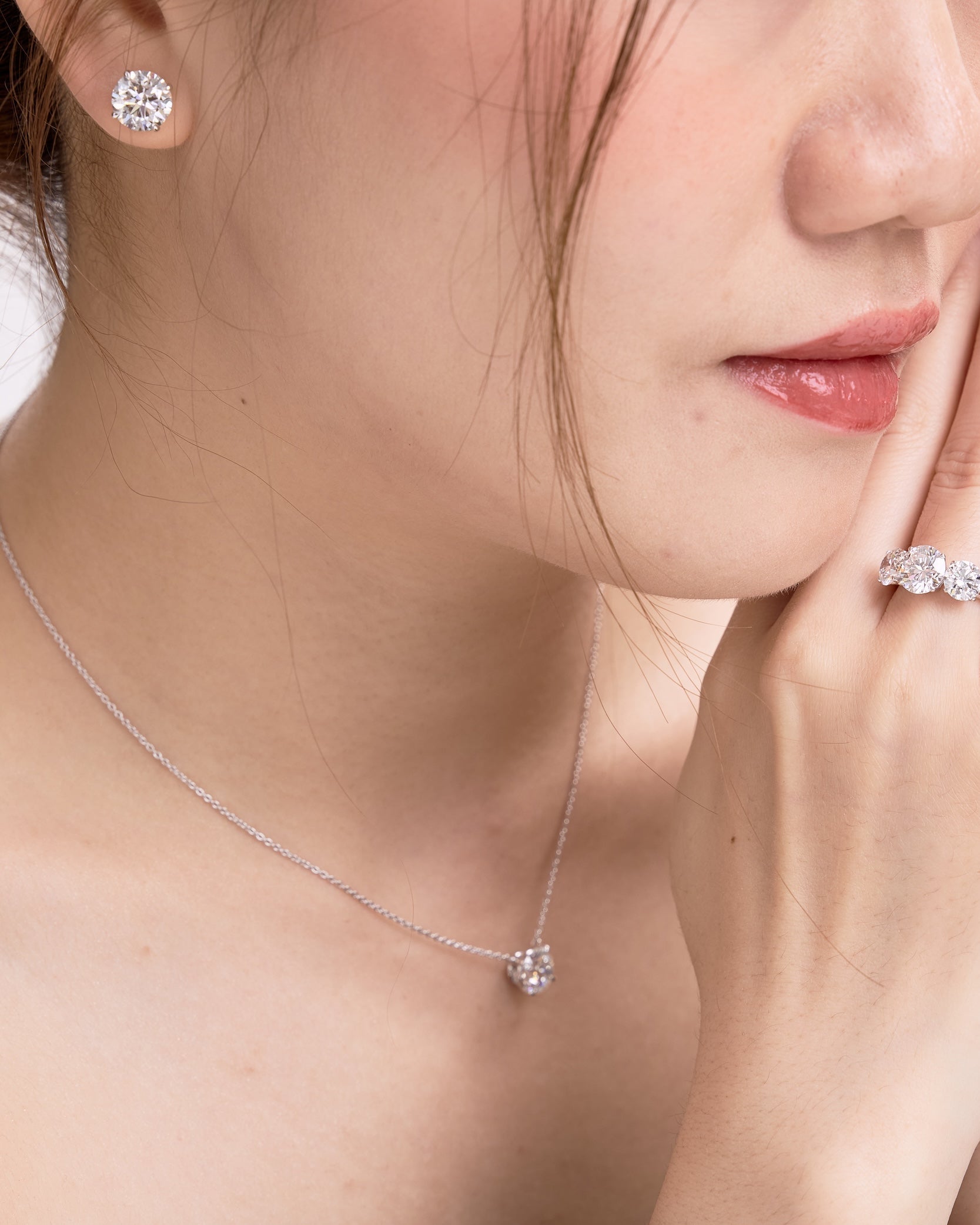 Joy 3.00 ct. Solitaire Ear Studs (6.00 ctw)