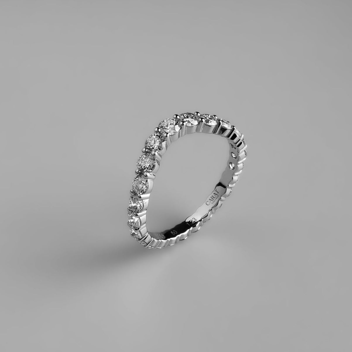 Curved Eternity Diamond Band