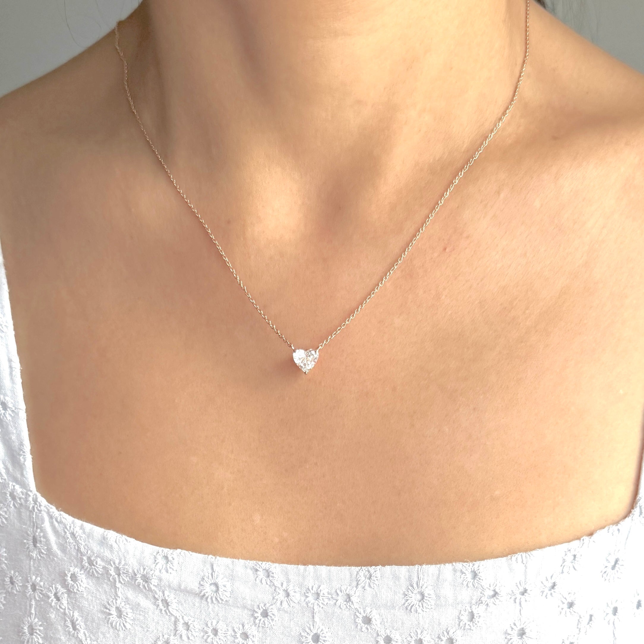 Corvelle Heart Pendant Necklace 1.00 ct.