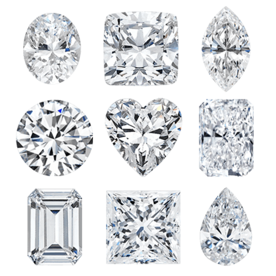 diamond shapes