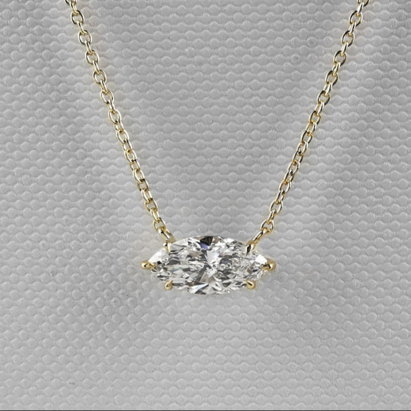 Marquise Diamond Pendant