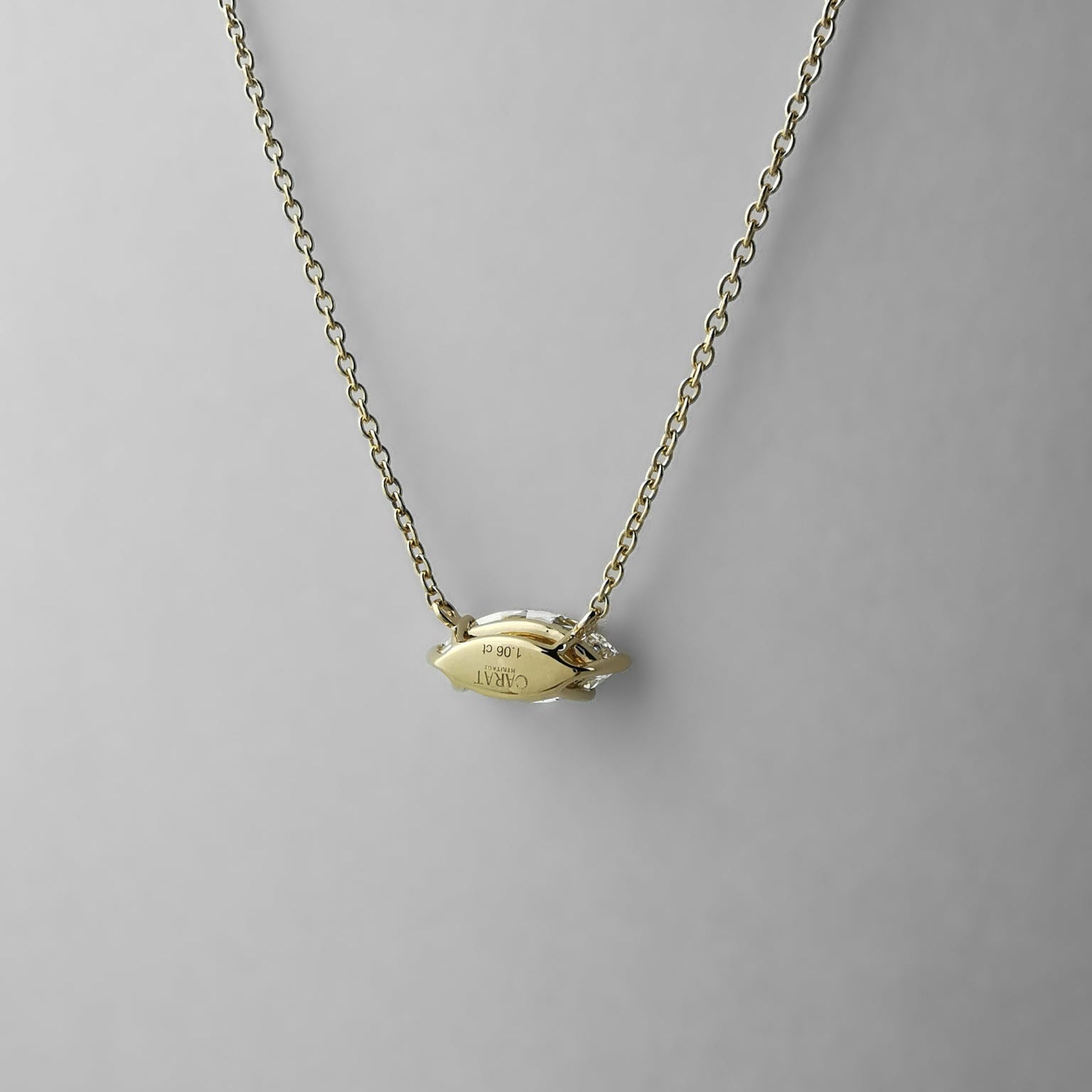 Marquise Diamond Pendant backing