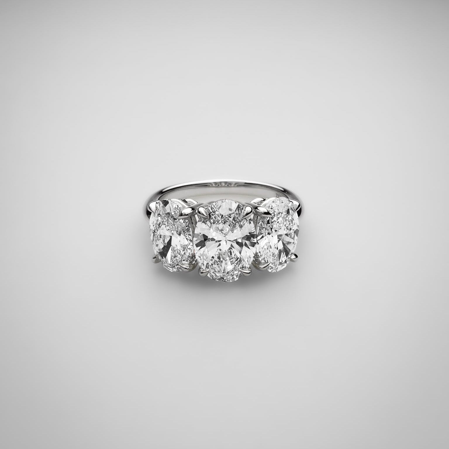 Oval Trilogy Diamond Ring