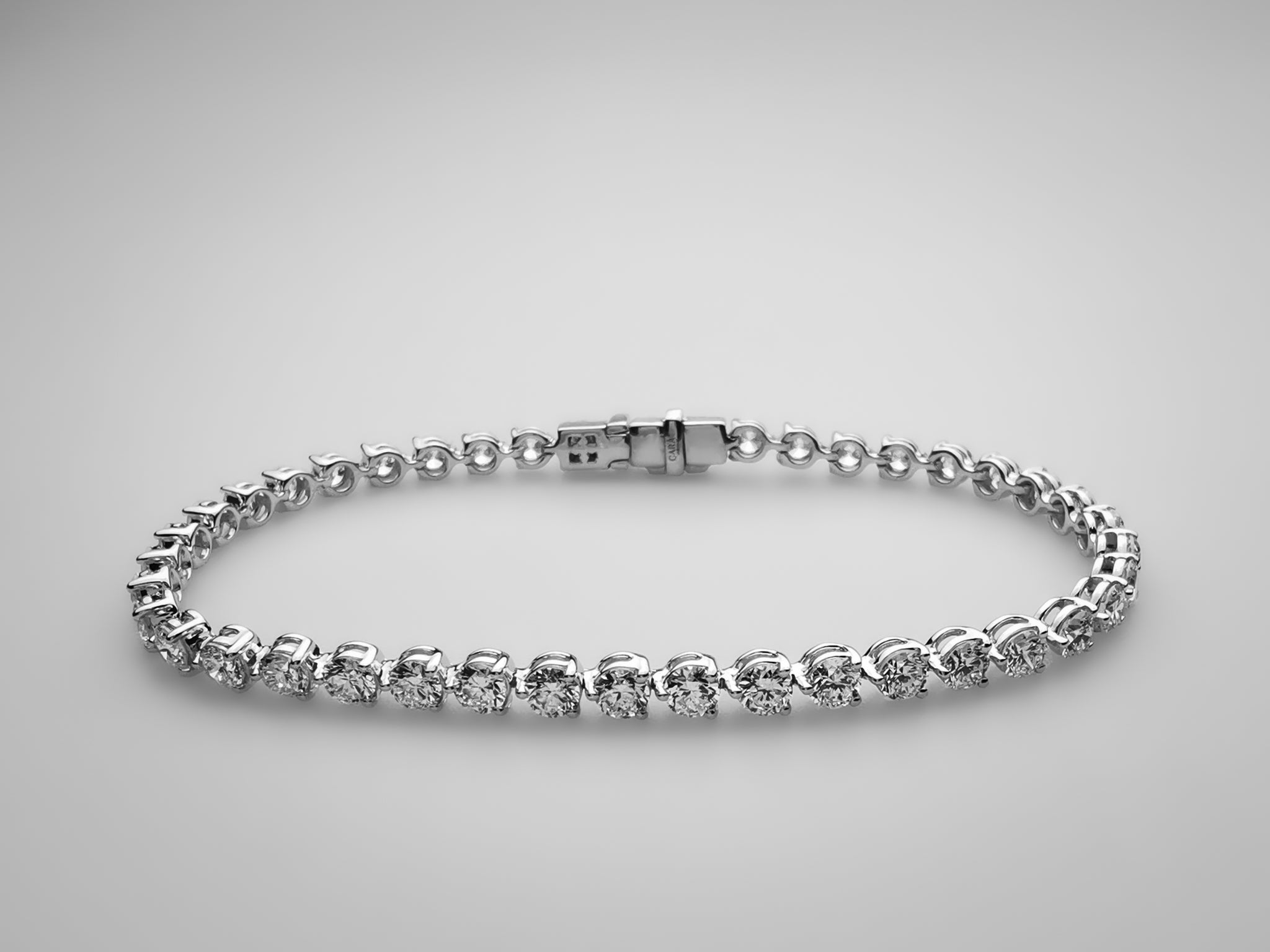 3 prong tennis bracelet 10 pointers 3mm