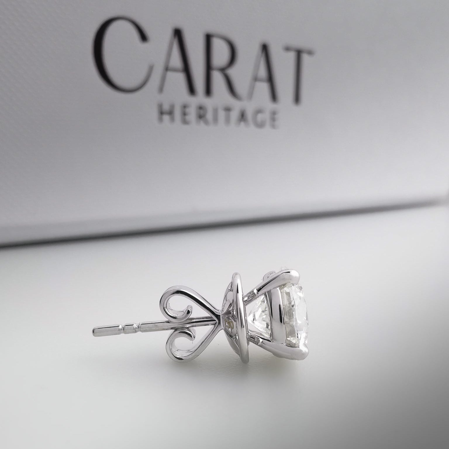 Seraphina 2ct. Solitaire Ear Studs