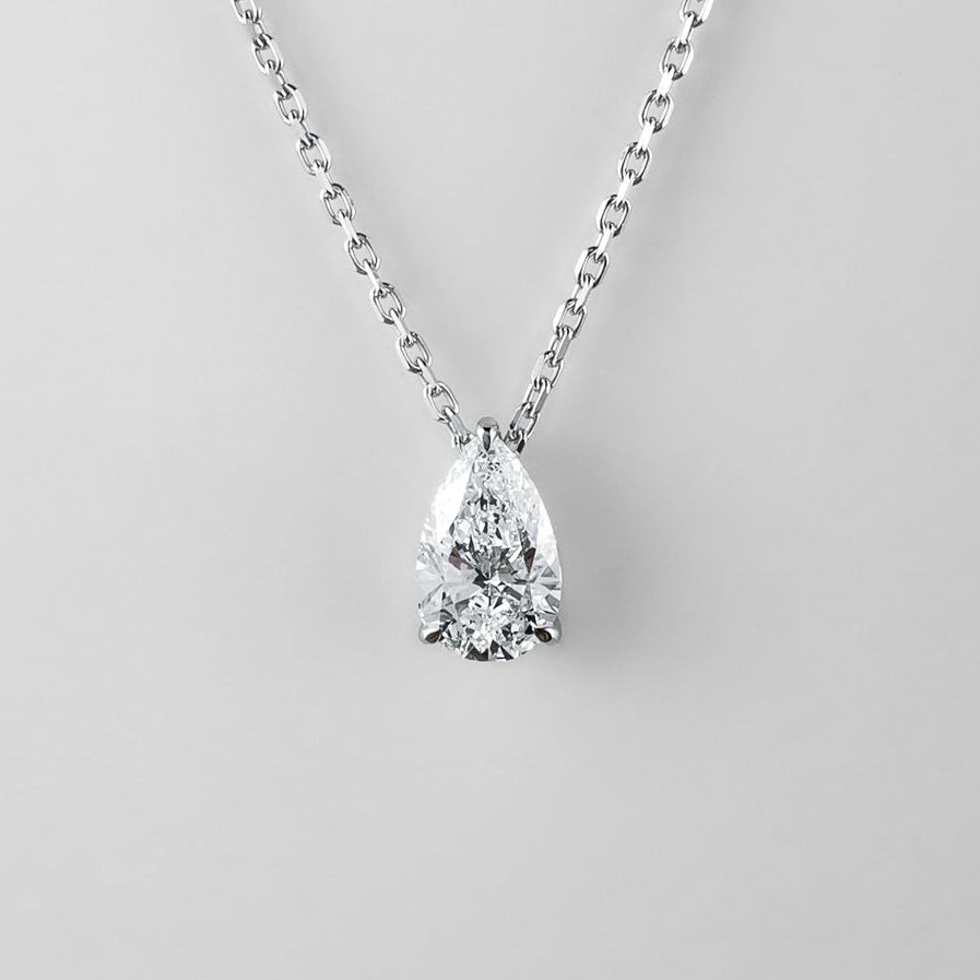 Astrid Pear Pendant Necklace 1.45 ct.