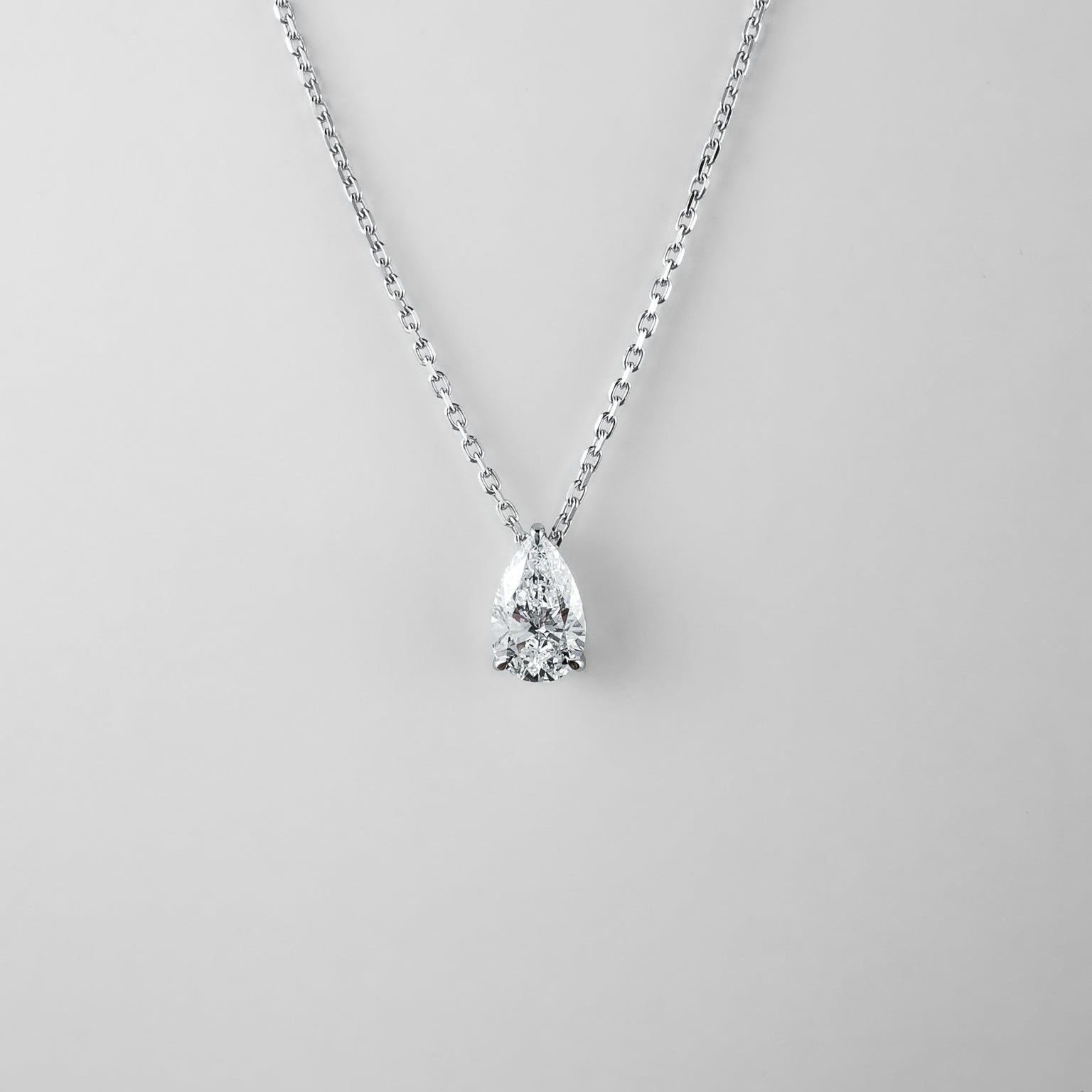 Astrid Pear Pendant Necklace 1.45 ct.