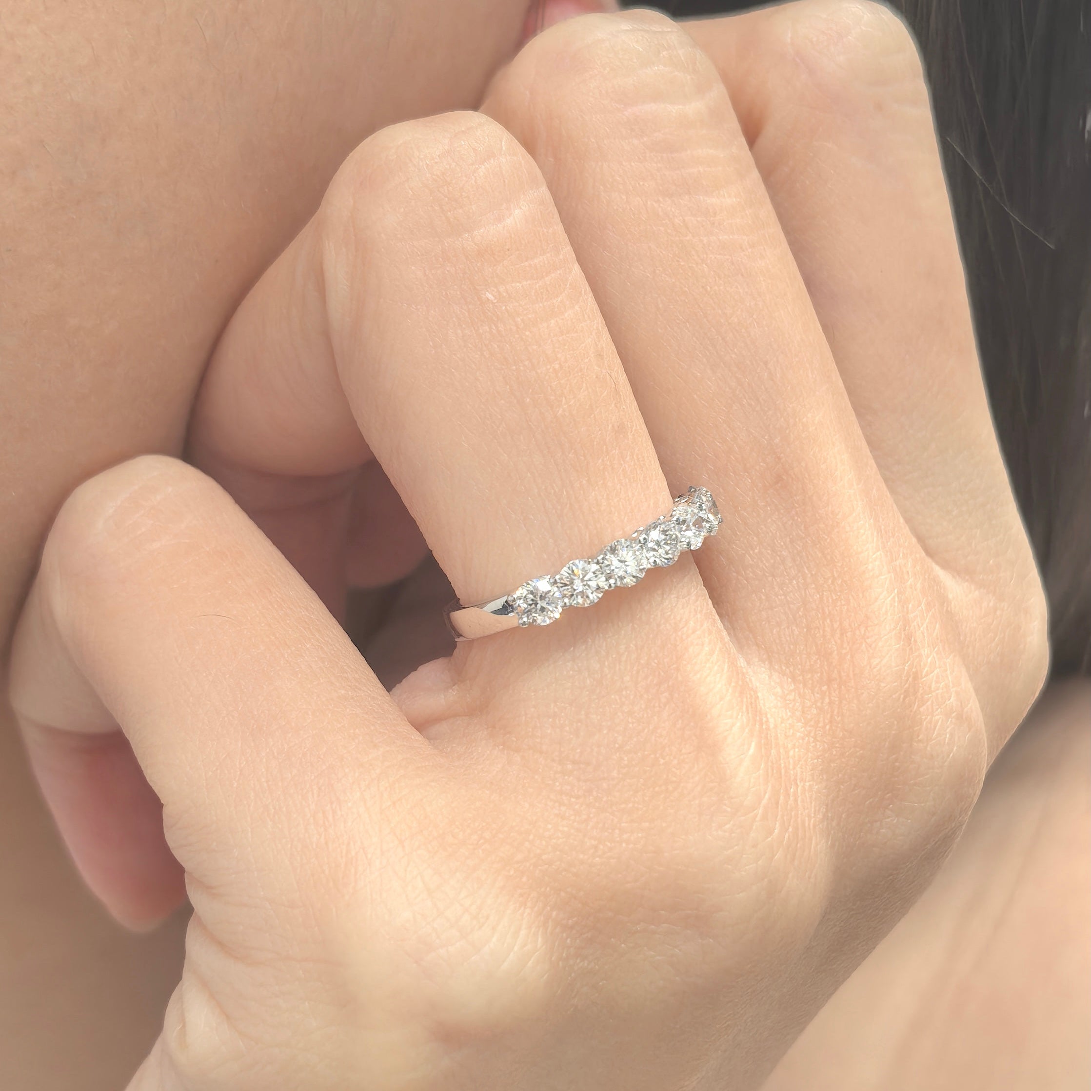 Mira Eternity Crescent Bands