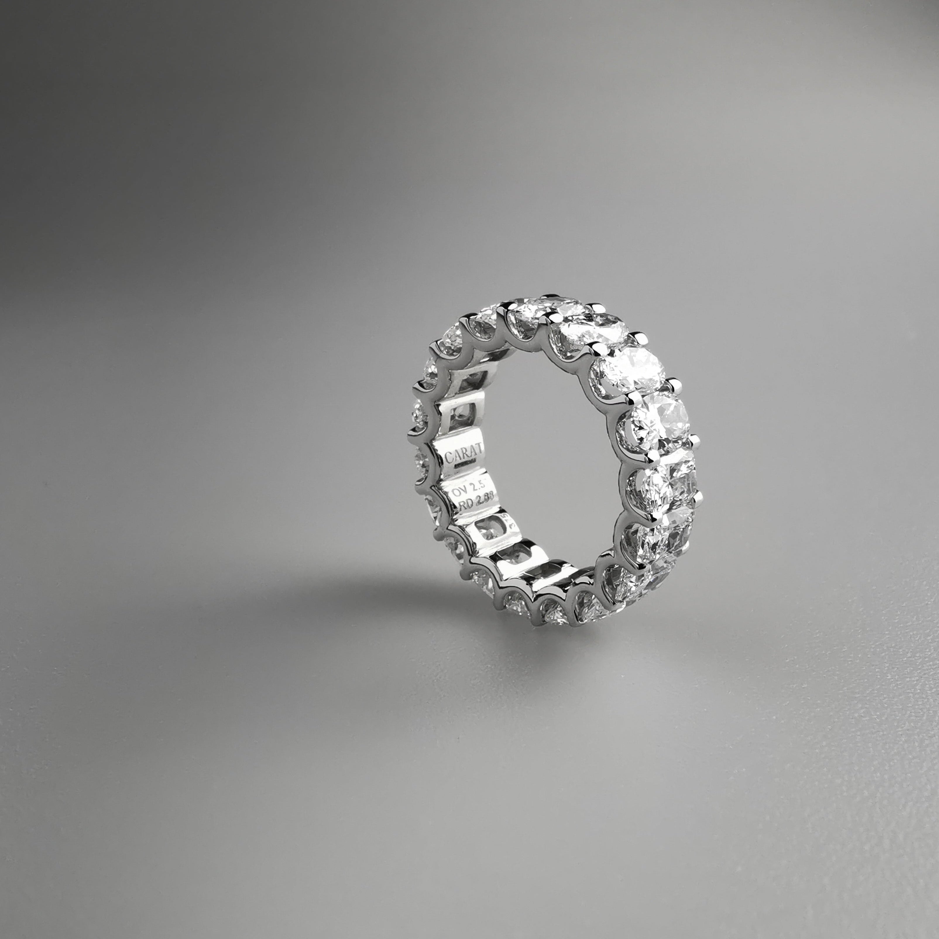 Solene Oval Eternity Band