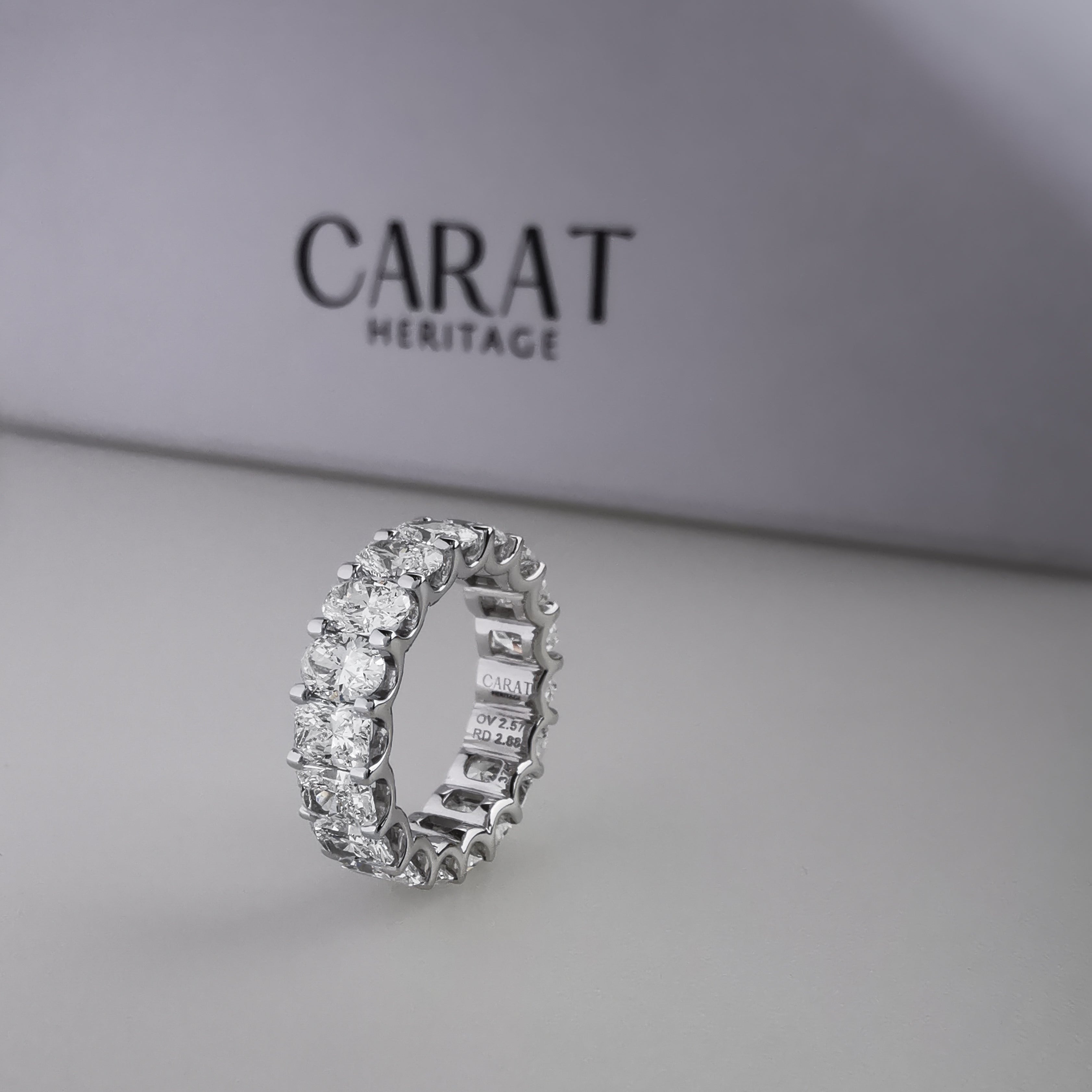 Solene Oval Eternity Band