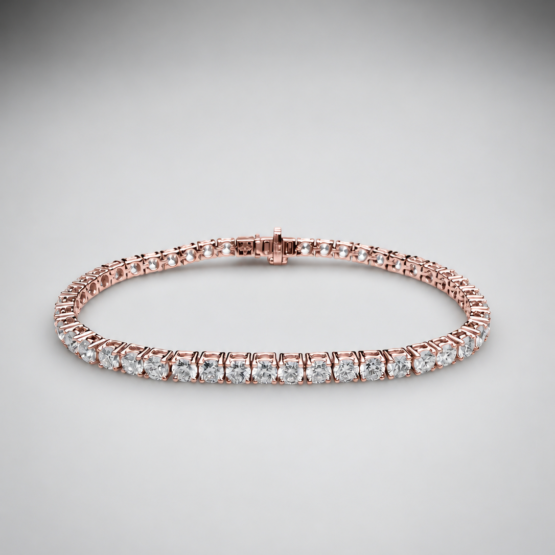 Rose Gold Tennis Bracelet