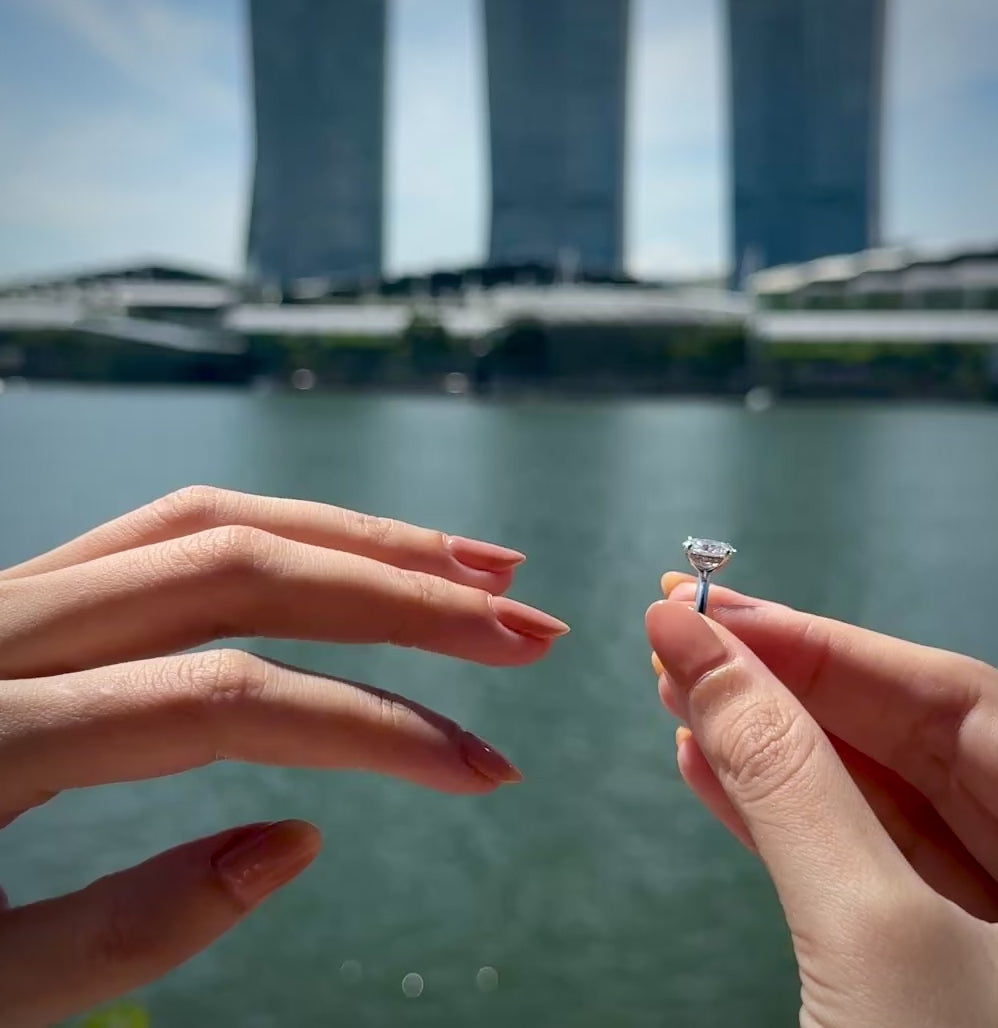 Putting On Diamond Ring