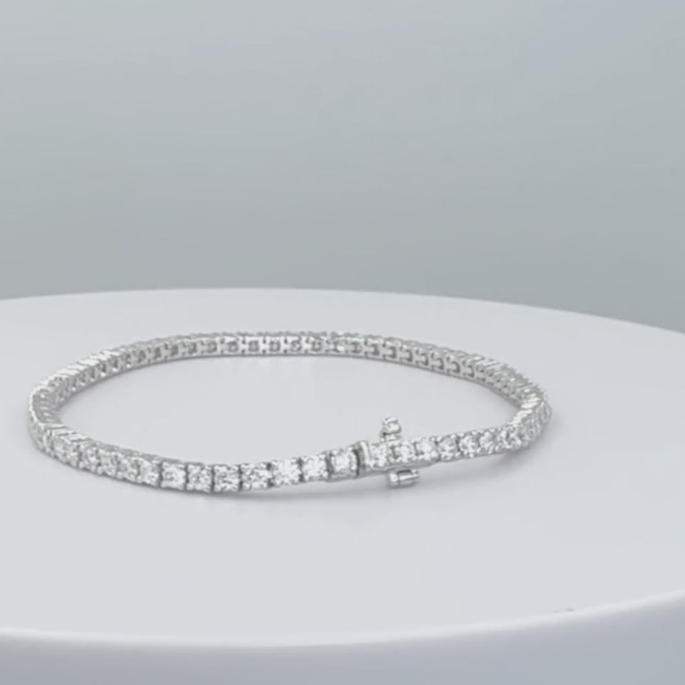 3mm Tennis Bracelet video